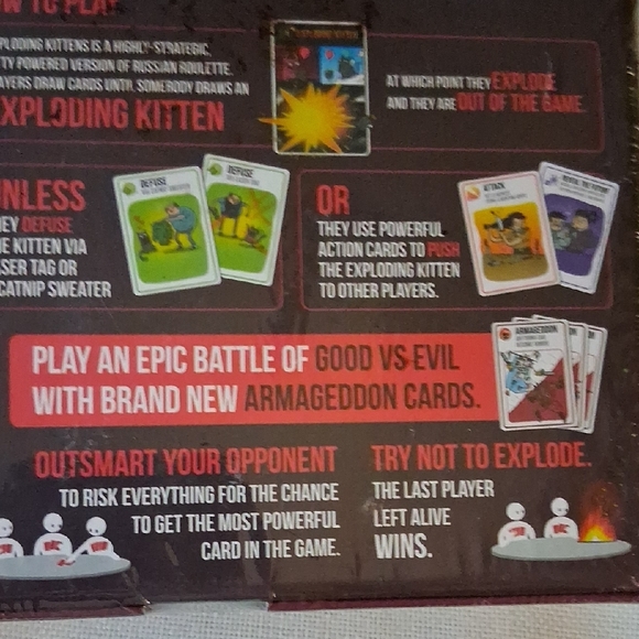 Netflix Exploding Kittens Good vs Evil Card Game - Picture 6 of 6